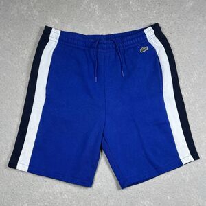 Lacoste Brushed Fleece Colorblock Shorts Men’s Size 5-Large Color  Blue MSRP $85